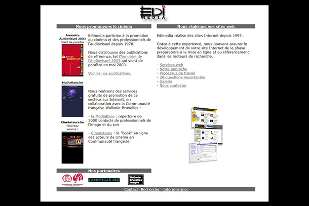 CREATION LOGO, LIGNE GRAPHIQUE, DEVELOPPEMENT D'APPLICATIONS, SITE INTERNET POUR LE CINEMA