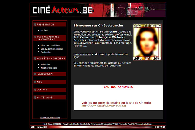 CREATION LOGO, LIGNE GRAPHIQUE, DEVELOPPEMENT D'APPLICATIONS, SITE INTERNET POUR LE CINEMA