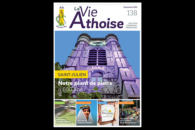 Maquette de magazine, gestion annonceurs et mise en page